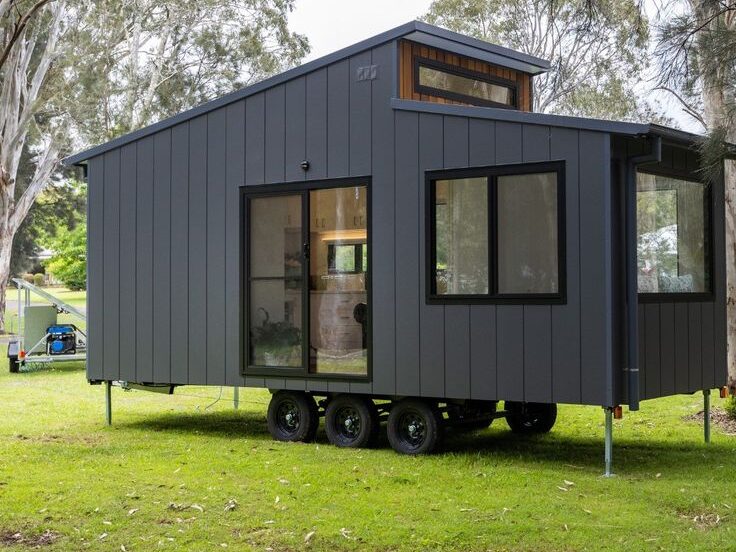 A tiny houses on wheels to show How Big Can a Tiny House Be?