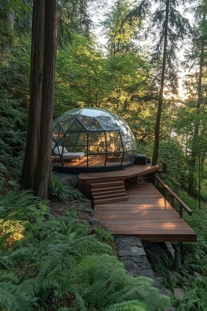 off grid dome house