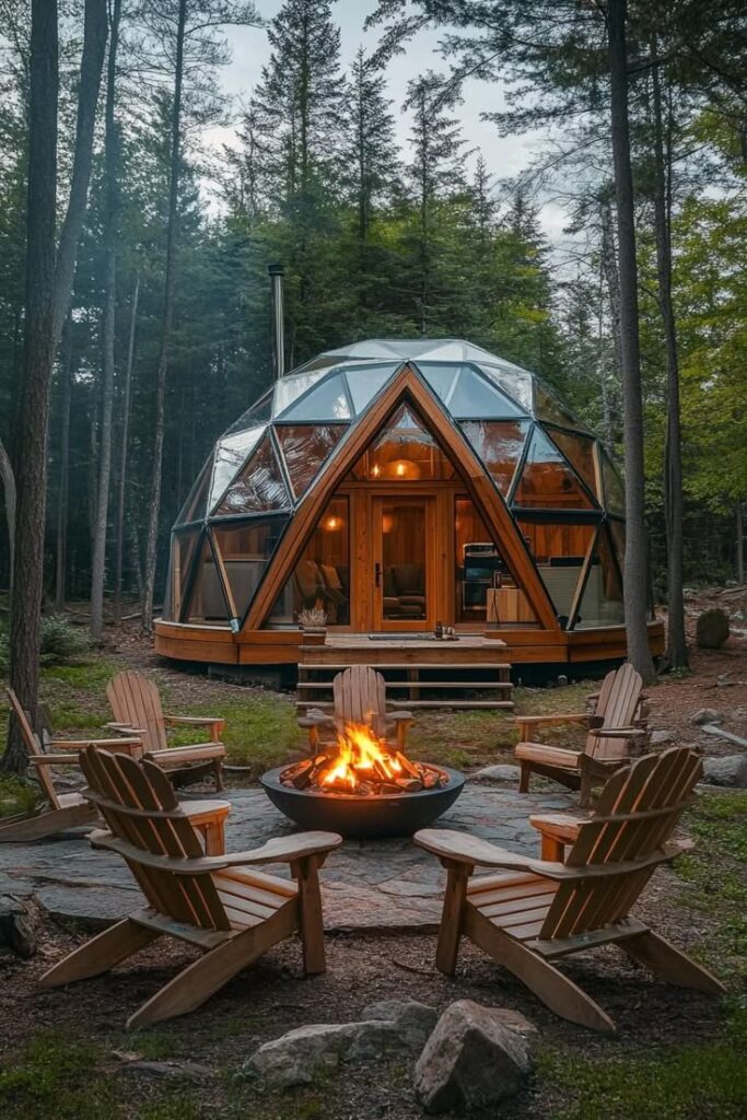 off grid dome house